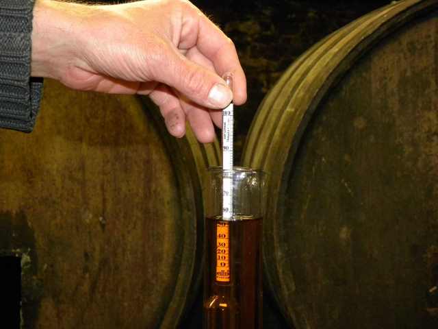 Mesure du Taux d'Alcool du Calvados