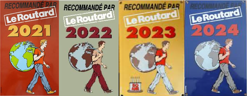recommandé par les routard 2021 à 2024
