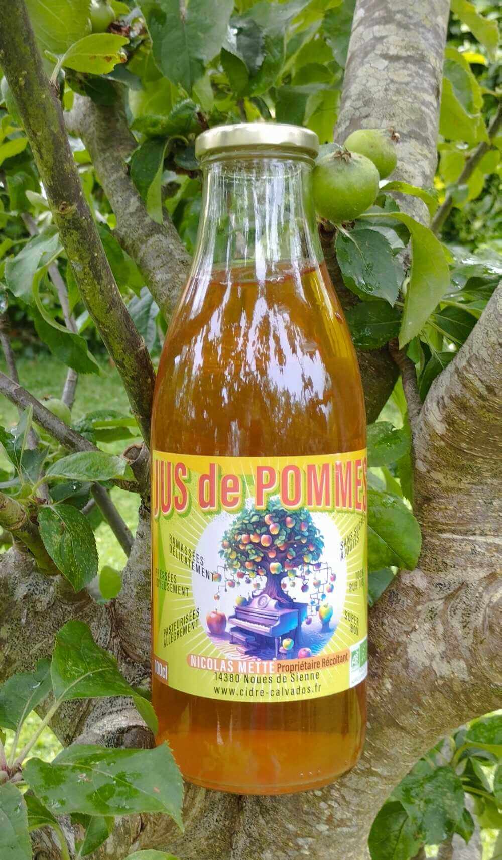 Jus de pommes de la cidrerie Mette